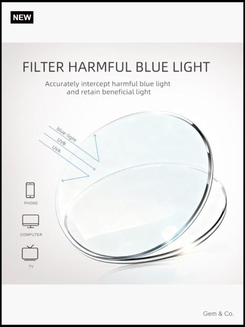 3 Pack Oversized Square Blue Light Blocking Reading Glasses Spring Hinge Readers - Picture 6 of 7